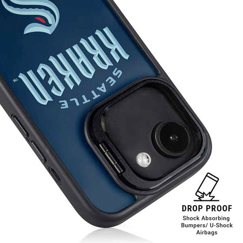 NHL Seattle Kraken Script iPhone 16e Kickstand Case