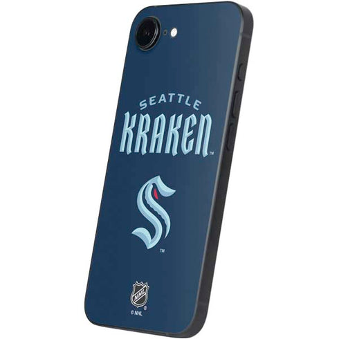 NHL Seattle Kraken Script iPhone 16e Skin