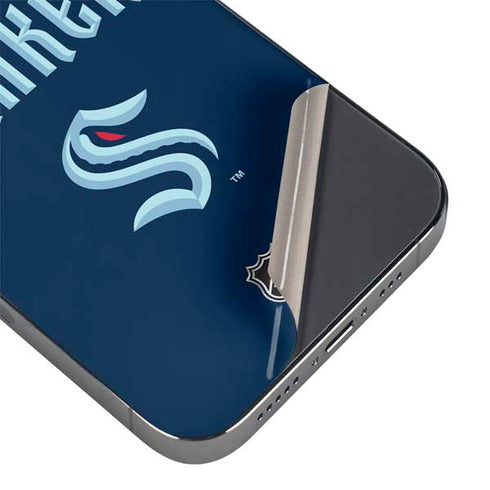 NHL Seattle Kraken Script iPhone 16e Skin