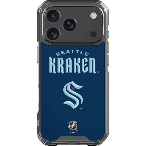NHL Seattle Kraken Script iPhone 18 Pro Clear Case