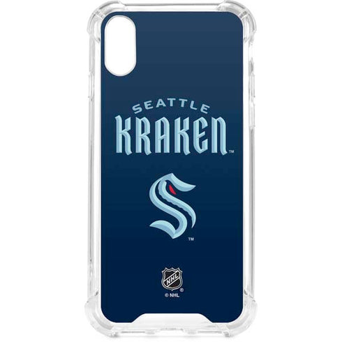 NHL Seattle Kraken Script iPhone XS Clear Case