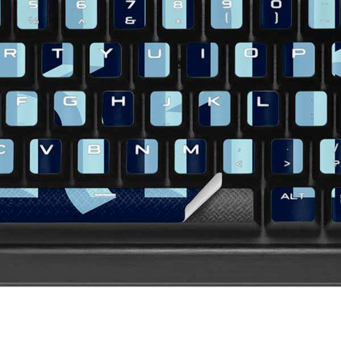 NHL Seattle Kraken Script K95 RGB PLATINUM Mechanical Gaming Keyboard Skin