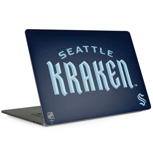 NHL Seattle Kraken Script MacBook Skins