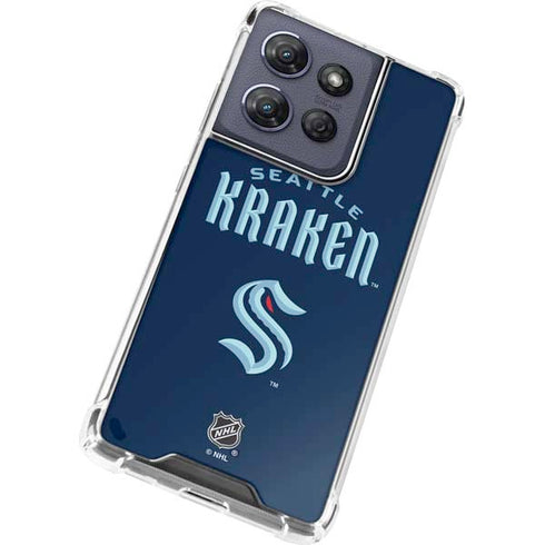 NHL Seattle Kraken Script Moto G Play 5G (2025) Clear Case