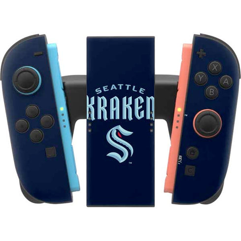 NHL Seattle Kraken Script Nintendo Switch 2 (2025) Joy-Con Controller Skin