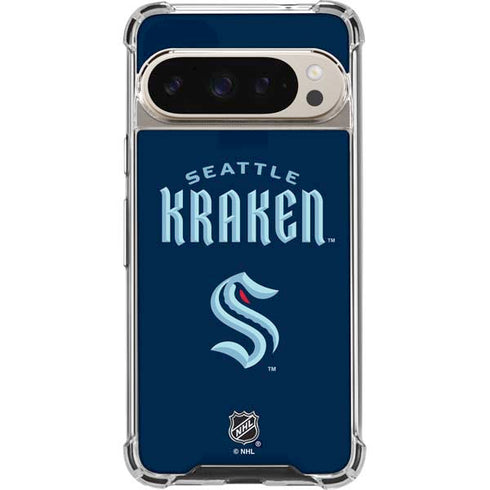 NHL Seattle Kraken Script Pixel 9/9 Pro Clear Case