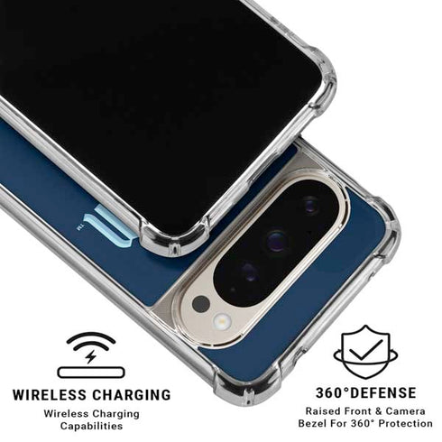 NHL Seattle Kraken Script Pixel 9/9 Pro Clear Case