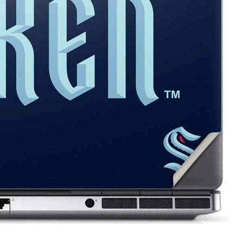 NHL Seattle Kraken Script Dell Precision Skin