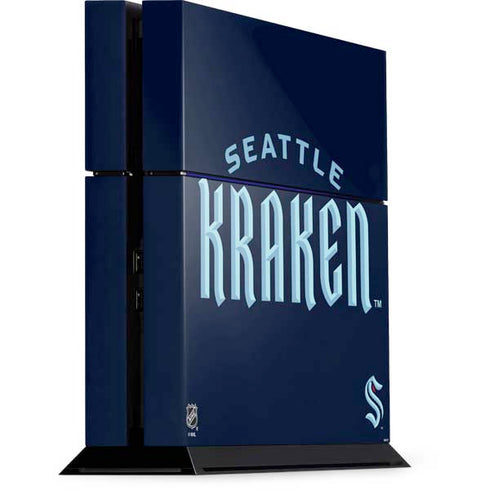 NHL Seattle Kraken Script PlayStation PS4 Skins