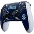 NHL Seattle Kraken Script PS5 DualSense Edge Pro Controller Skin