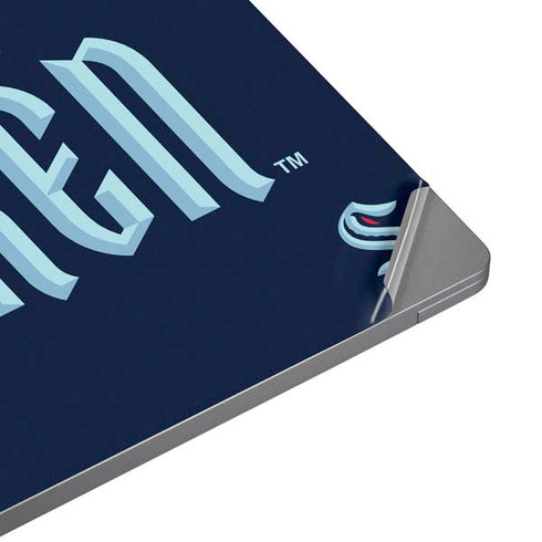 NHL Seattle Kraken Script Laptop Skins