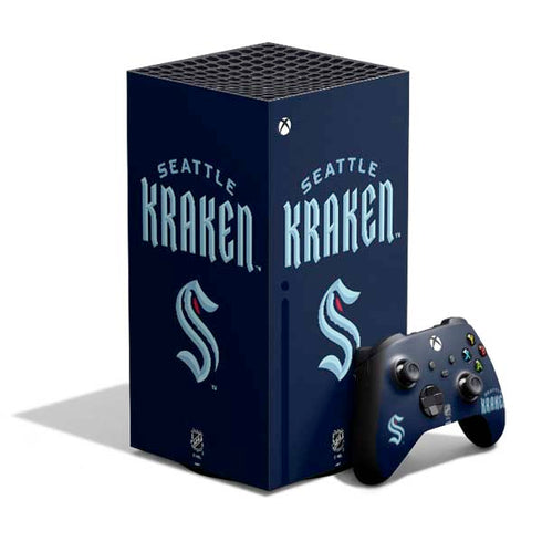 NHL Seattle Kraken Script XBox Series X Digital Edition Bundle Skin