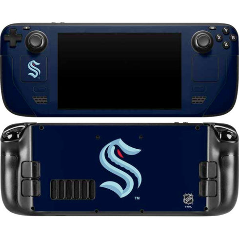NHL Seattle Kraken Steam Deck Handheld Gaming Computer Skin