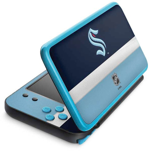 NHL Seattle Kraken Striped Nintendo Skins