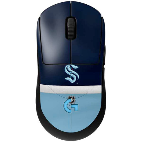 NHL Seattle Kraken Striped G Pro Wireless Gaming Mouse Skin