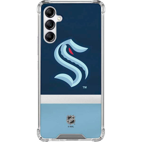 NHL Seattle Kraken Striped Gabb Phone 4 Clear Case