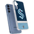 NHL Seattle Kraken Striped Galaxy A55 5G Clear Case