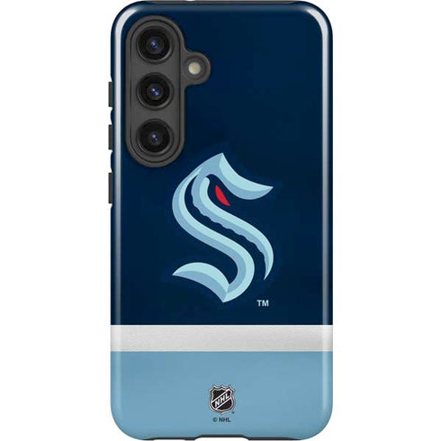 NHL Seattle Kraken Striped Galaxy S25 Impact Case