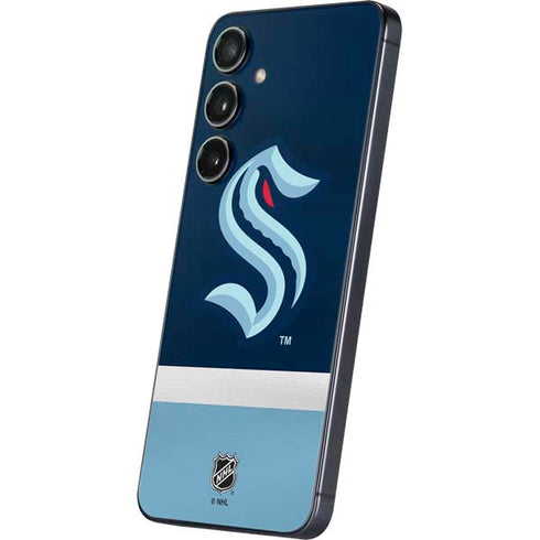 NHL Seattle Kraken Striped Galaxy S24 Plus Skin