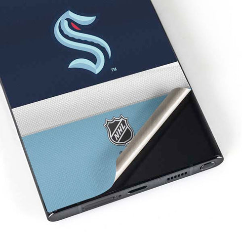 NHL Seattle Kraken Striped Galaxy S24 Ultra Skin