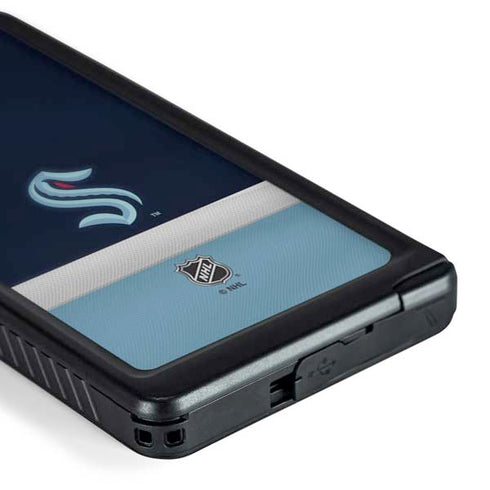 NHL Seattle Kraken Striped Galaxy S24 Ultra Waterproof Case