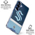 NHL Seattle Kraken Striped Galaxy S25 Clear Case