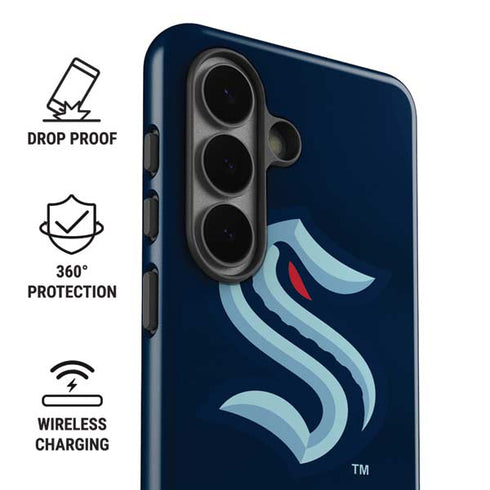 NHL Seattle Kraken Striped Galaxy S26 Impact Case