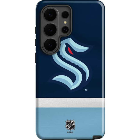 NHL Seattle Kraken Striped Galaxy S26 Ultra Impact Case