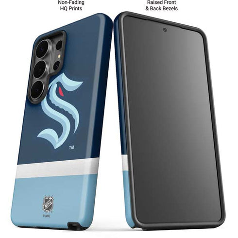 NHL Seattle Kraken Striped Galaxy S26 Ultra Impact Case