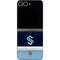 NHL Seattle Kraken Striped Galaxy Z Flip6 Skin