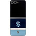 NHL Seattle Kraken Striped Galaxy Z Flip6 Skin