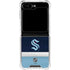 NHL Seattle Kraken Striped Galaxy Z Flip6 Clear Case