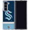 NHL Seattle Kraken Striped Galaxy Z Fold5 5G Clear Case