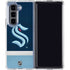 NHL Seattle Kraken Striped Galaxy Z Fold5 5G Clear Case