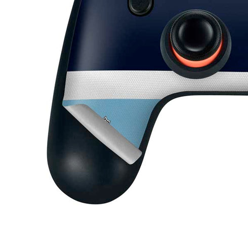 NHL Seattle Kraken Striped Google Stadia Controller Skin