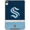 NHL Seattle Kraken Striped iPad 11th Gen (2025) Clear Case
