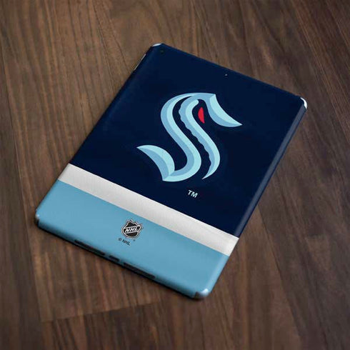NHL Seattle Kraken Striped Apple iPad Skin