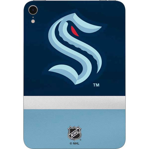 NHL Seattle Kraken Striped Apple iPad Mini Skin