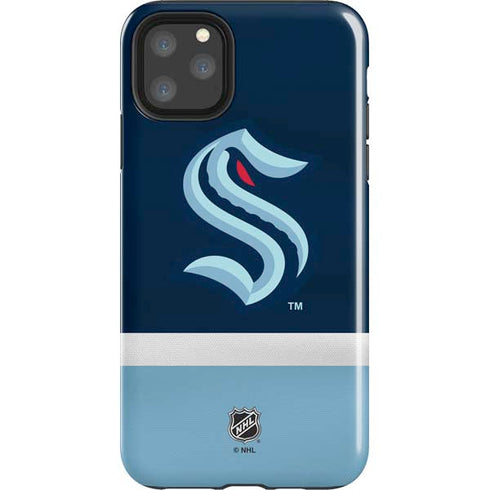 NHL Seattle Kraken Striped iPhone Cases