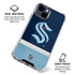NHL Seattle Kraken Striped iPhone 15 Clear Case
