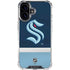 NHL Seattle Kraken Striped iPhone 16 Clear Case