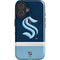 NHL Seattle Kraken Striped iPhone 16 Plus Impact Case