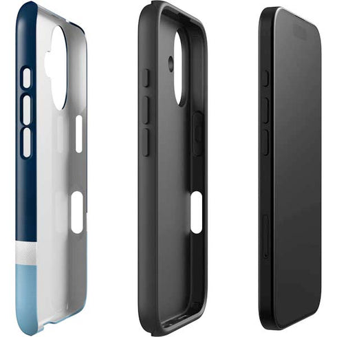 NHL Seattle Kraken Striped iPhone 16 Plus Impact Case