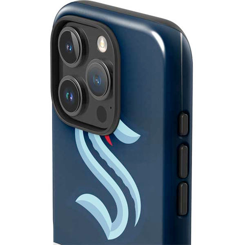 NHL Seattle Kraken Striped iPhone 16 Pro Impact Case
