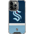NHL Seattle Kraken Striped iPhone 16 Pro Max Clear Case