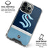 NHL Seattle Kraken Striped iPhone 16 Pro Max Clear Case