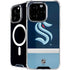 NHL Seattle Kraken Striped iPhone 16 Pro Max MagSafe Case