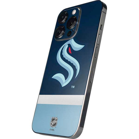 NHL Seattle Kraken Striped iPhone 16 Pro Max Skin