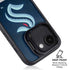 NHL Seattle Kraken Striped iPhone 16e Kickstand Case