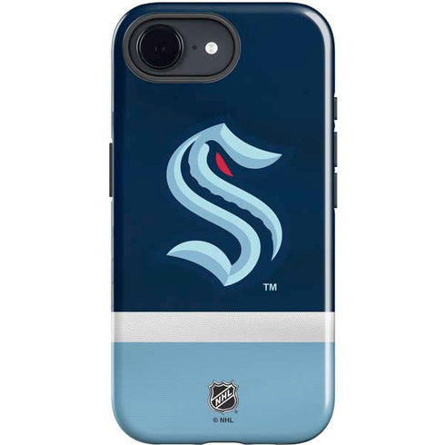 NHL Seattle Kraken Striped iPhone 16e Impact Case